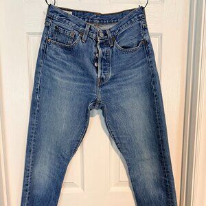 Levi's 501 S Skinny Button Fly Jeans W30/L30